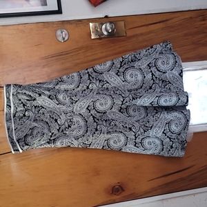 greyish white and black dress ize meduim from ruby rox